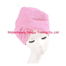 hair drying towel turban/hair wrap & super absorbent microfiber hair caps towel